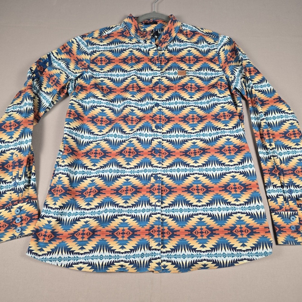 Ariat x Pendleton Kirby Women's XL Stretch Aztec Western Button Up Shirt Fitted